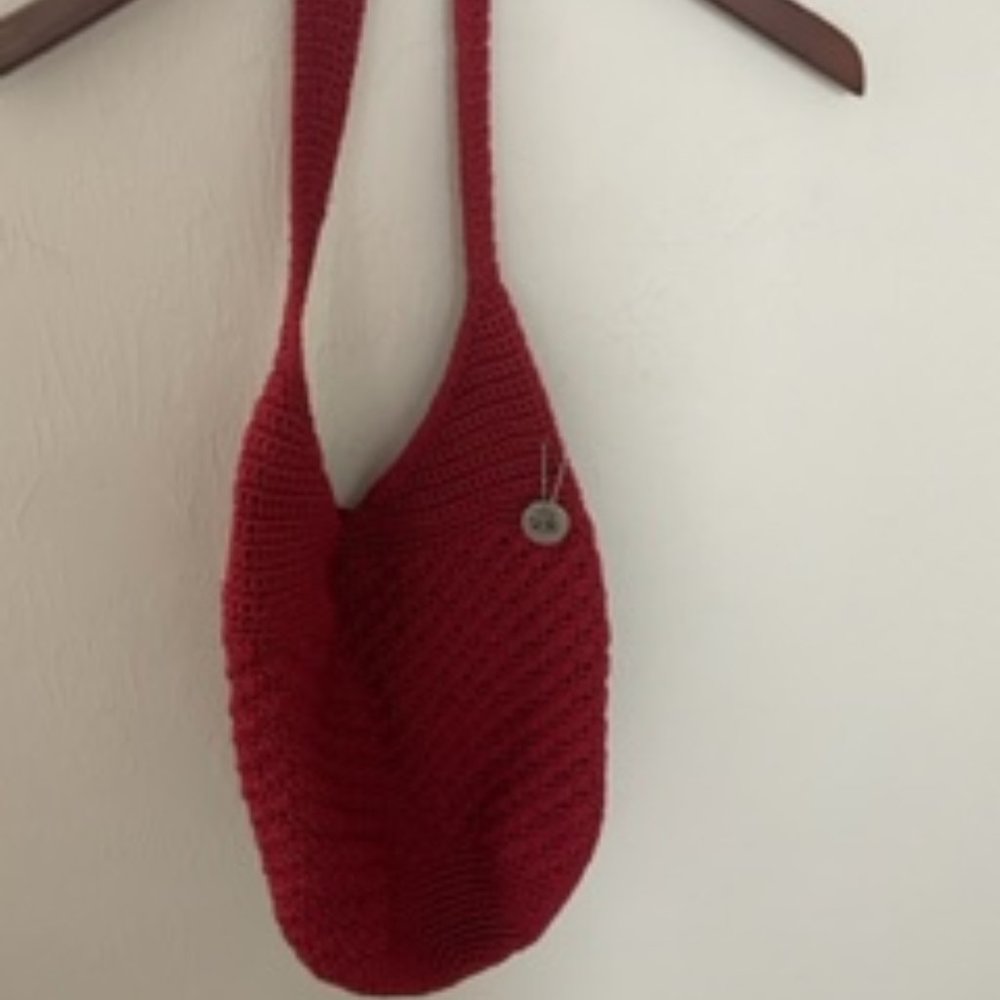 Vintage The Sak red handbag